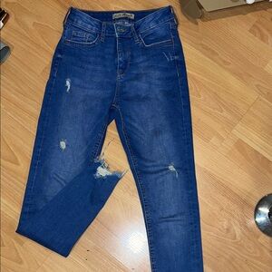 Denim&Co Women's Dark Blue Skinny Jeans